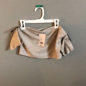 Tan crop top
